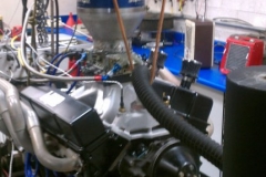 small block on superflow dyno